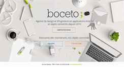 Desktop Screenshot of boceto.fr