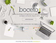 Tablet Screenshot of boceto.fr